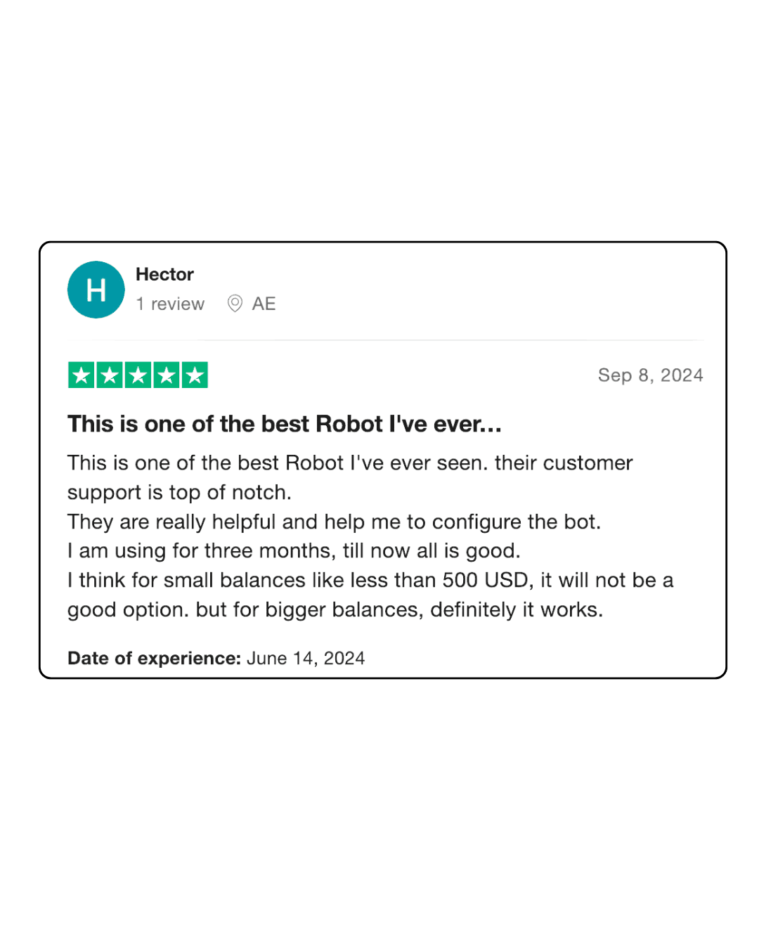 trustpilot verified