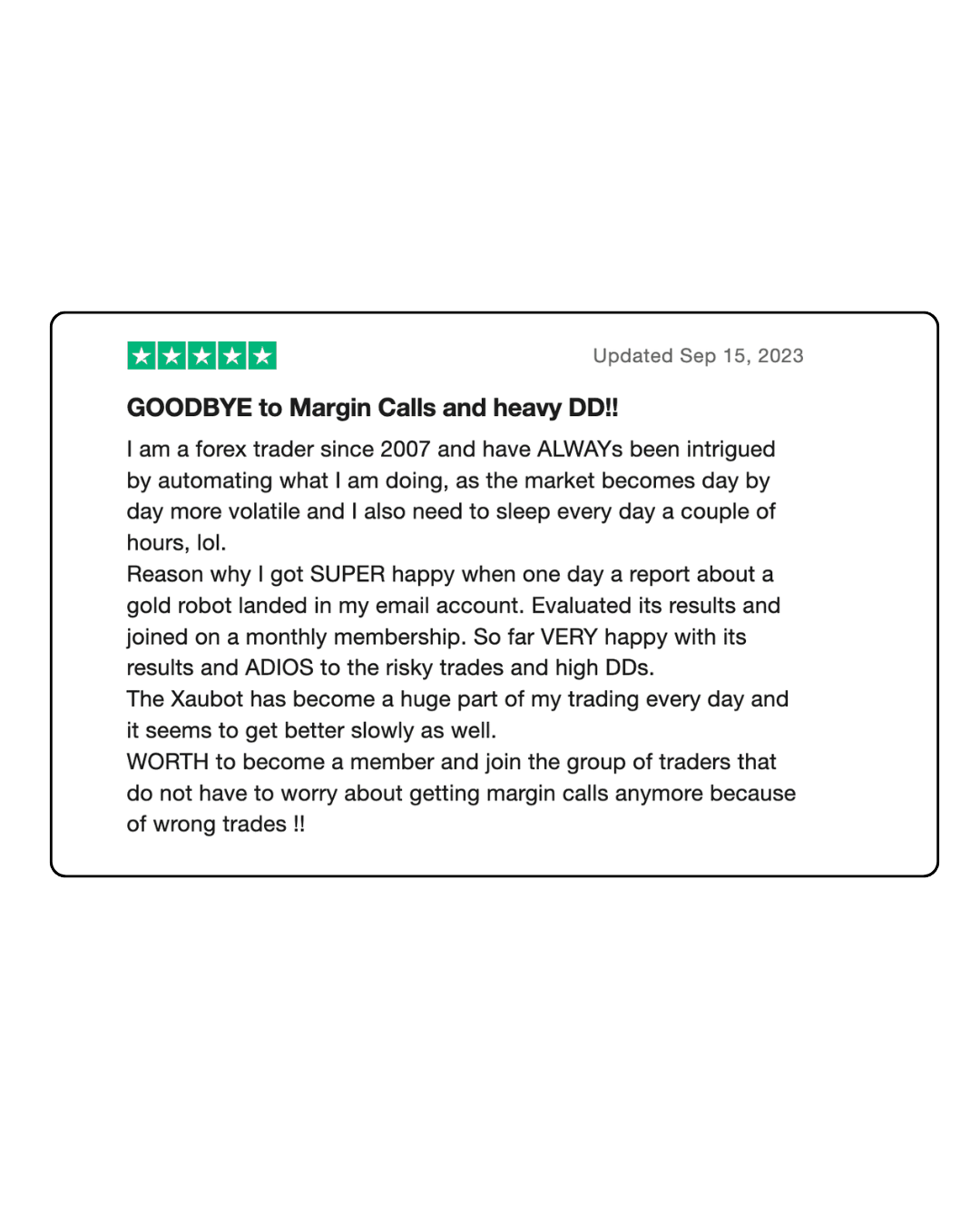 trustpilot feedback